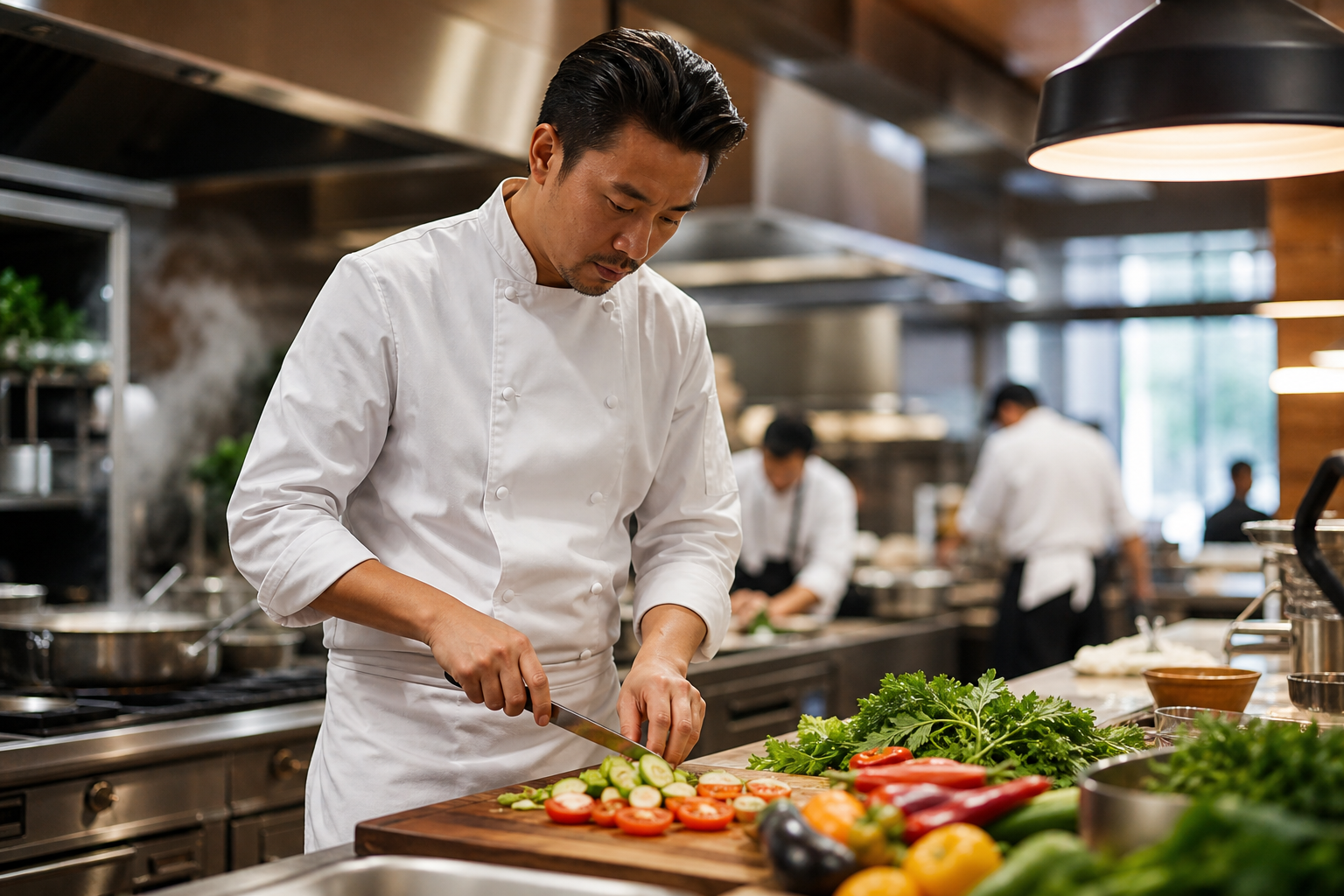 Modern Chef in Action