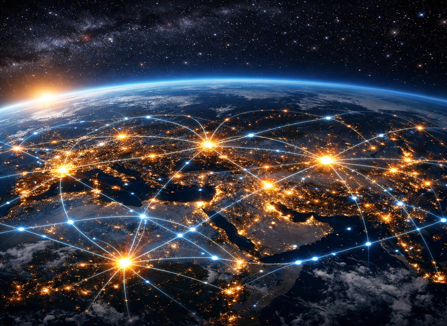 Interconnected Neural World from Space-1