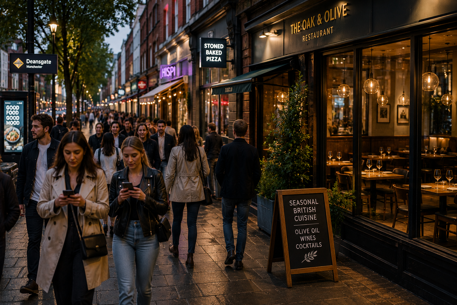 Manchester street scene