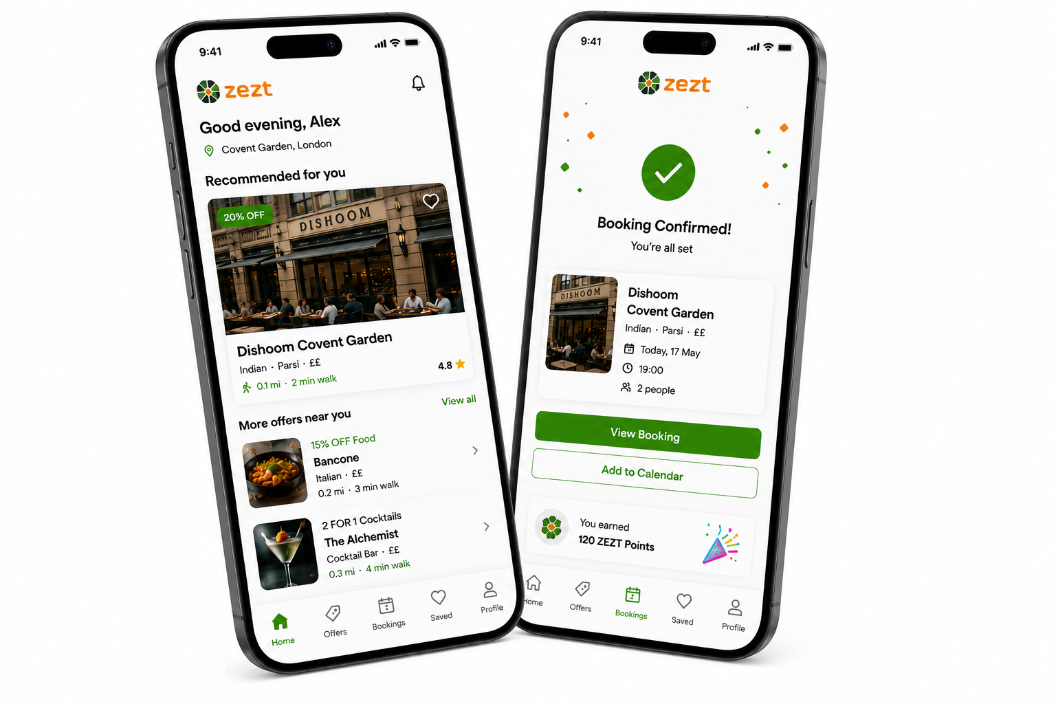 ZEZT app image two phones